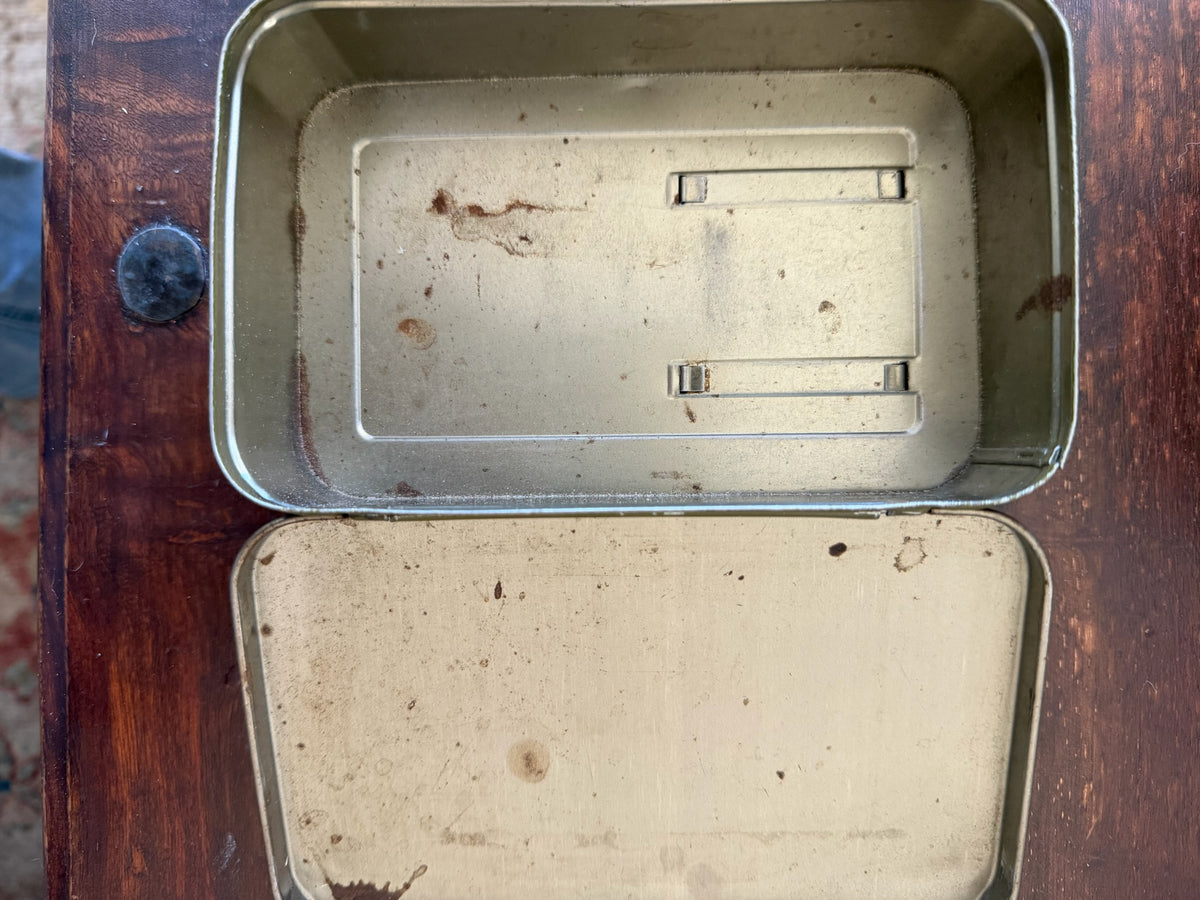 Vintage Boy Scouts of America Official First Aid Kit J&Johnson Belt Carry Tin