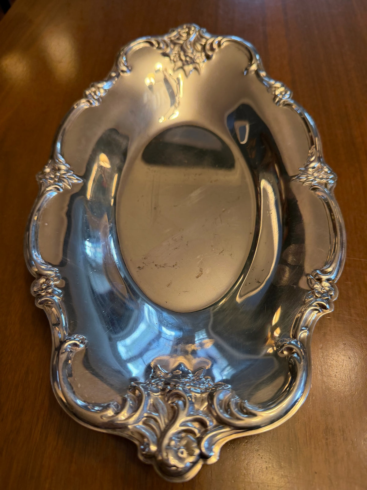 Vintage International Silver Co. Silver-plated Candy Dish Tray