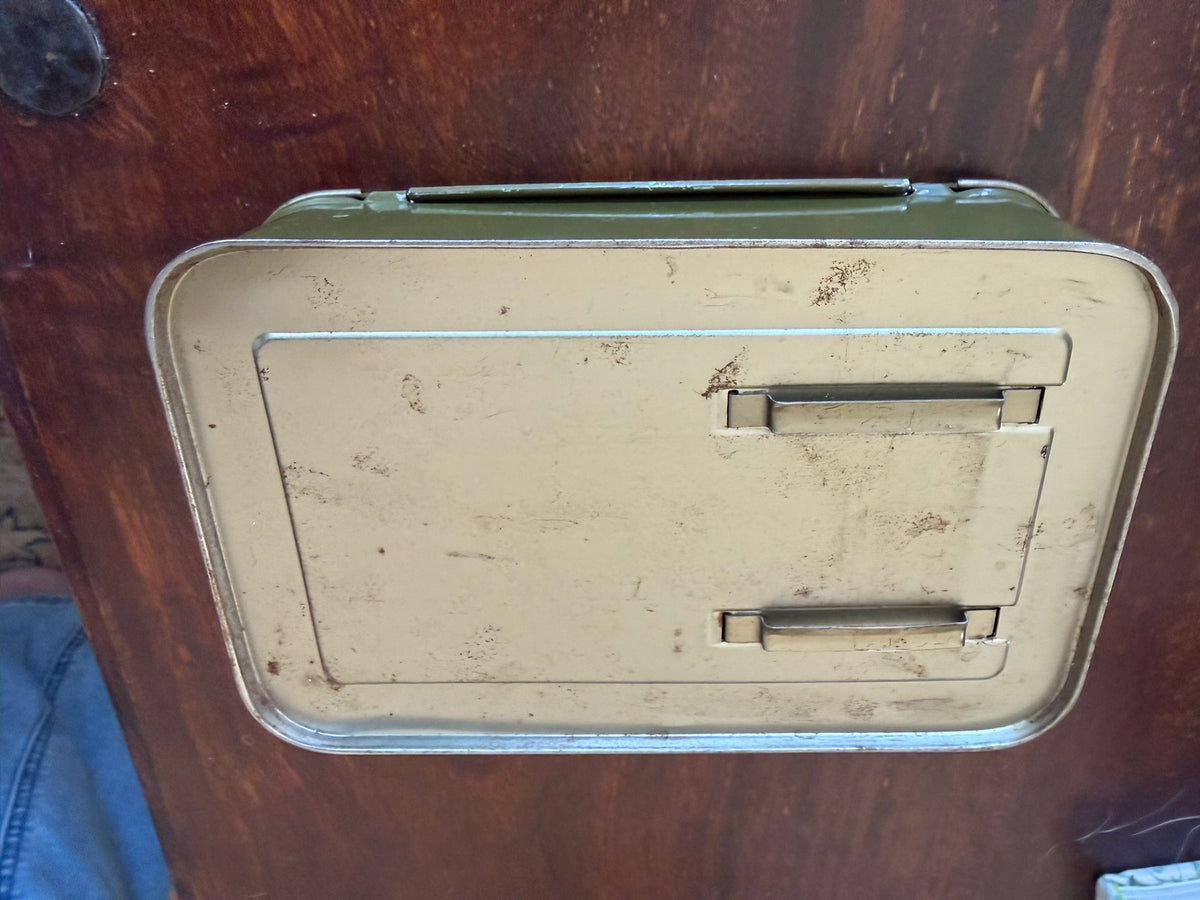 Vintage Boy Scouts of America Official First Aid Kit J&Johnson Belt Carry Tin