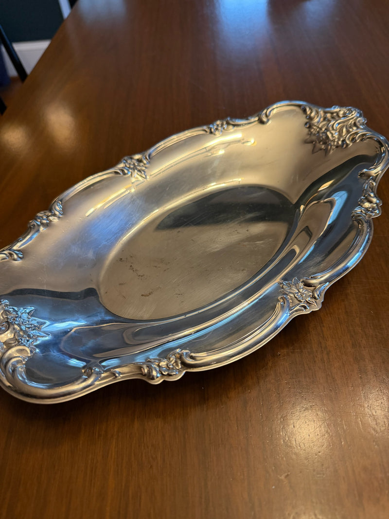 Vintage International Silver Co. Silver-plated Candy Dish Tray