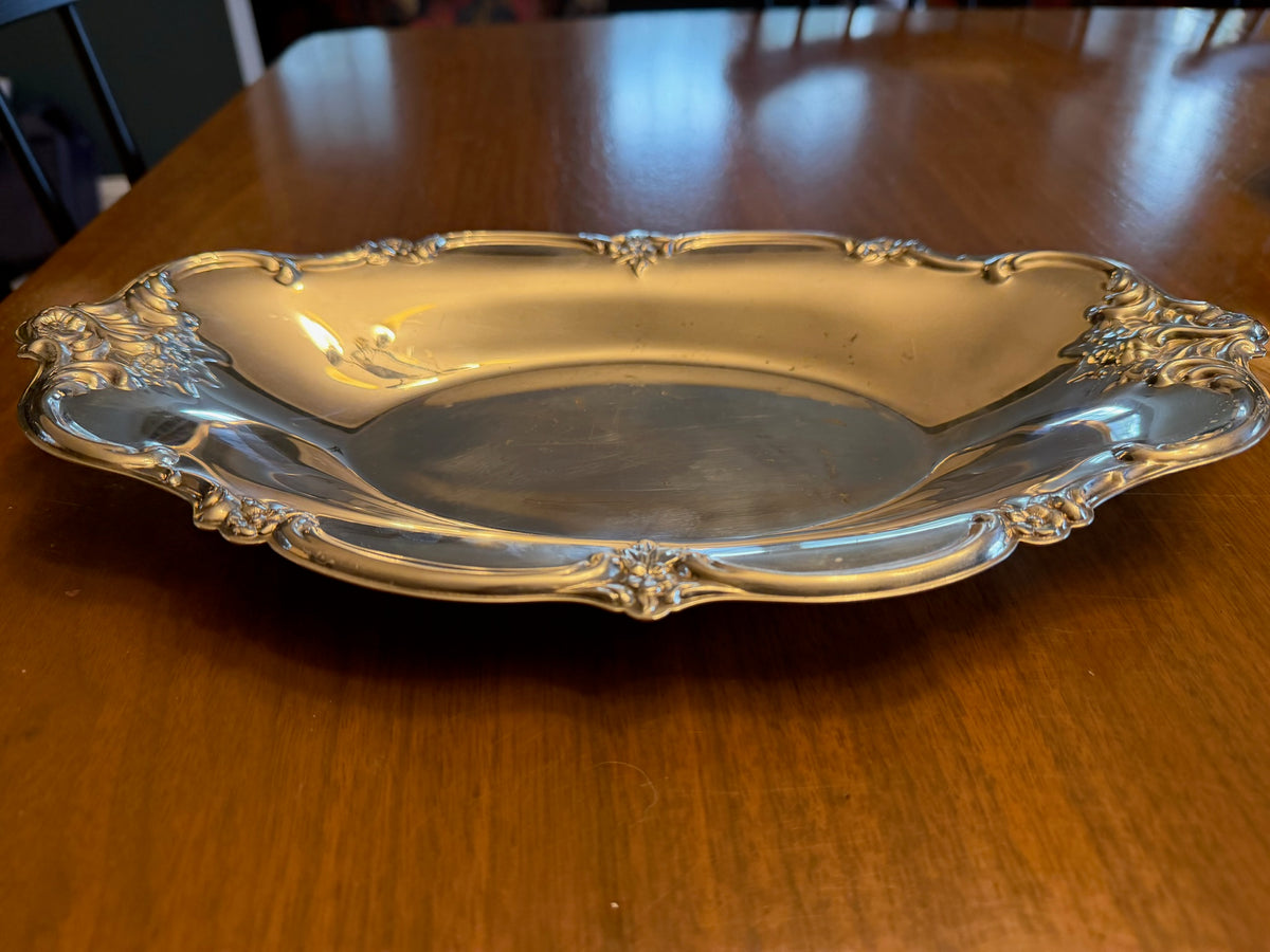 Vintage International Silver Co. Silver-plated Candy Dish Tray